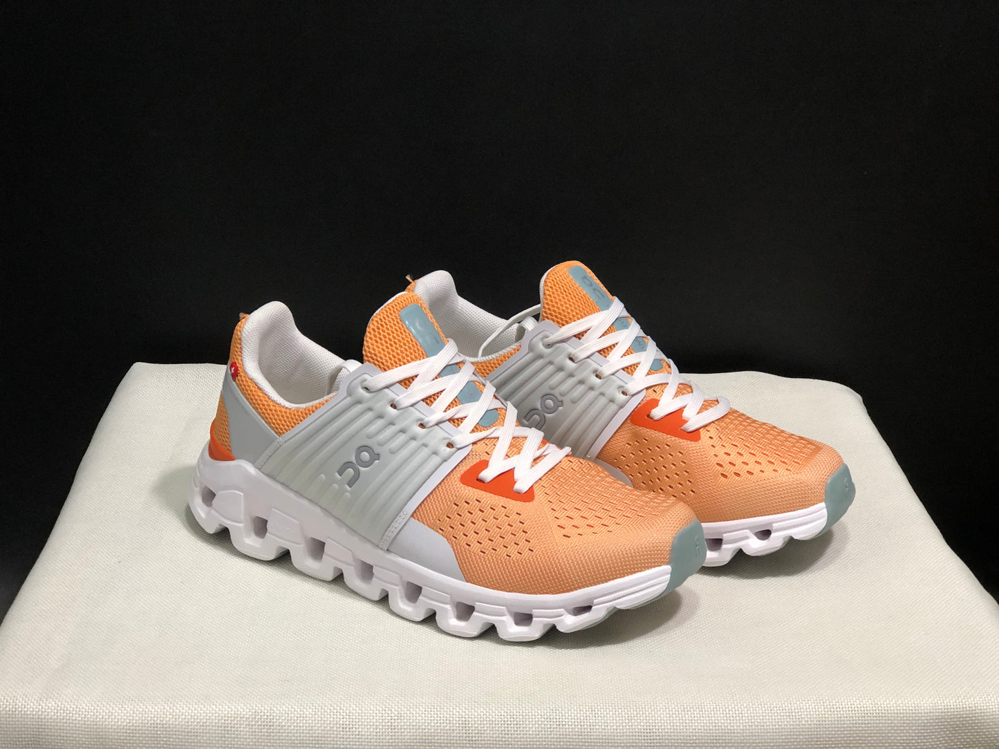 On Running Cloudswift Cushioning Running Shoes Light Grey/Orange