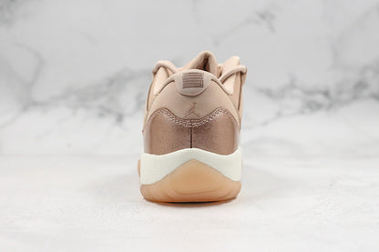 Nike Air Jordan 11 Retro Low-Top Rose Gold Sneakers