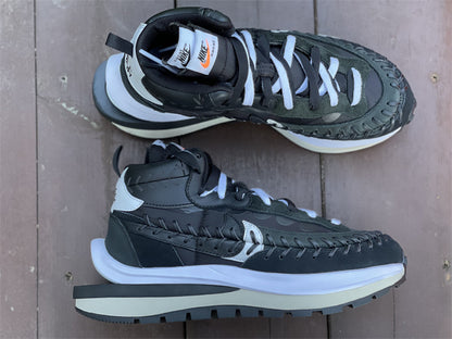 Nike Vaporwaffle Sacai Jean Paul Gaultier Black Sneakers