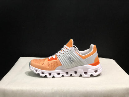 On Running Cloudswift Cushioning Running Shoes Light Grey/Orange