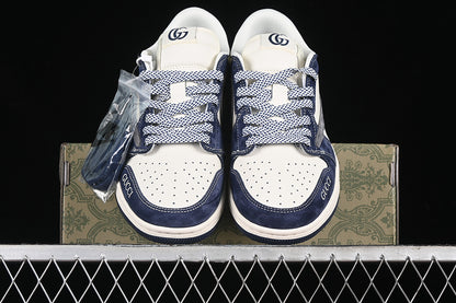 Travis Scott Fragment Design Nike Air Jordan 1 Low OG SP Gucci Navy White Sneakers