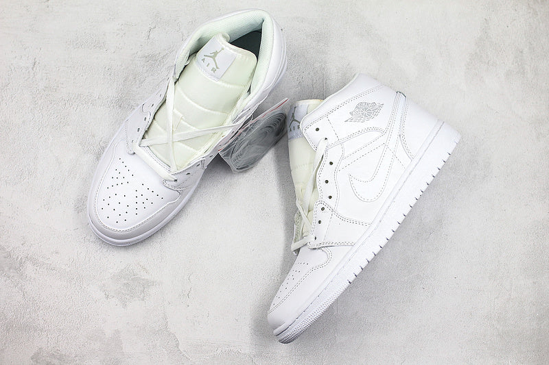 Nike Air Jordan 1 Retro High Pure White Sneakers