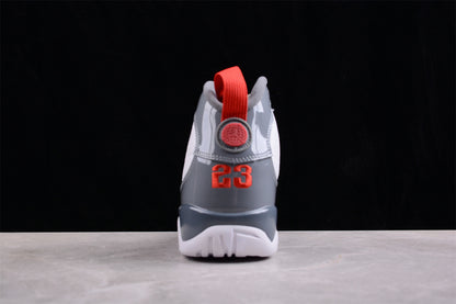 Nike Air Jordan 9 Retro Fire Red White Cool Grey Sneakers