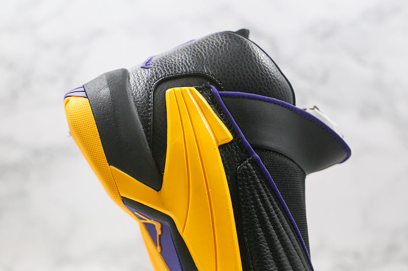 Nike Air Jordan Jumpman Swift Lakers Black Yellow Purple Sneakers