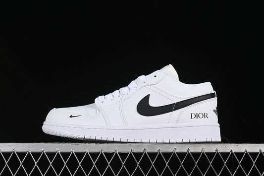 Nike Air Jordan 1 Retro Low DIOR White Black Sneakers