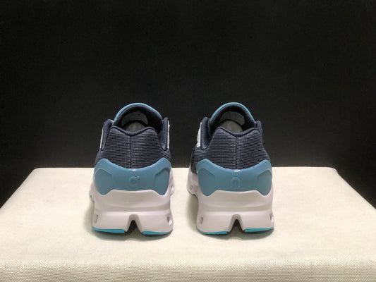 On Running Cloudstratus Breathable Support Running Shoes Navy Blue