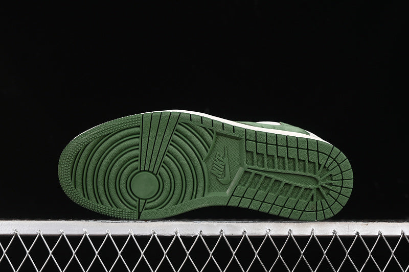 Nike Air Jordan 1 Low LV Travis Scott Fragment Design OG SP Dark Green Grey White Sneakers