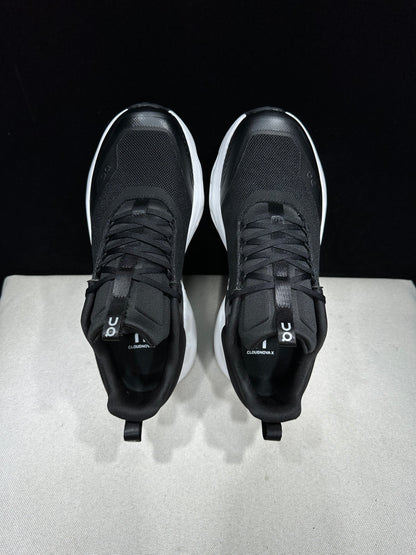 On Running Cloudnova X Comfortable Anti-Slip Running Shoes Black/White