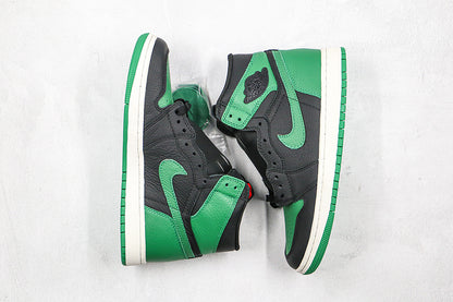 Nike Air Jordan 1 Retro High Pine Green Black Sneakers