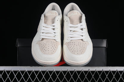 Chris Paul Nike Air Jordan 1 Low OG Light Cream And Sail Sneakers
