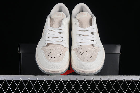 Chris Paul Nike Air Jordan 1 Low OG Light Cream And Sail Sneakers