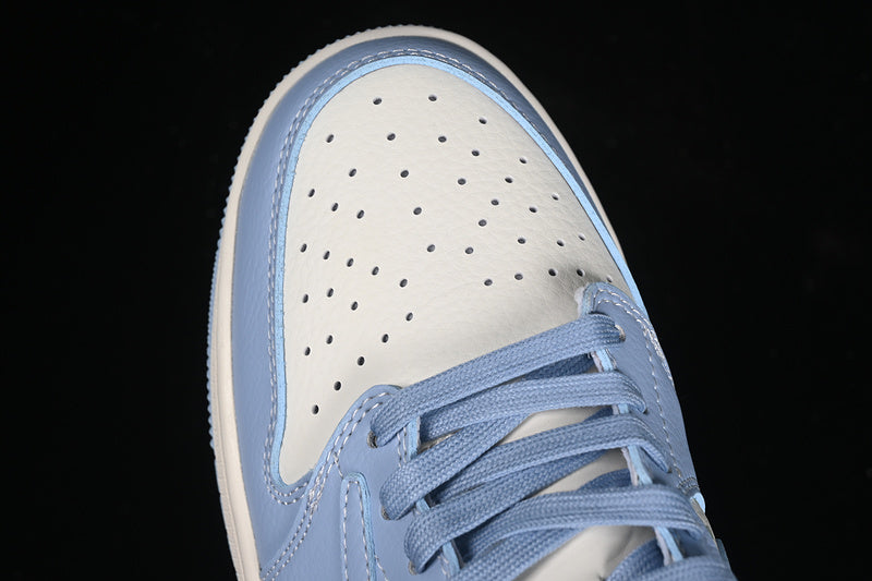 Nike Air Jordan 1 Low LV Travis Scott Fragment Design OG SP White Sky Blue Sneakers