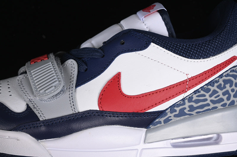 Nike Air Jordan Legacy 312 Low White Varsity Midnight Navy Multicolour Sneakers