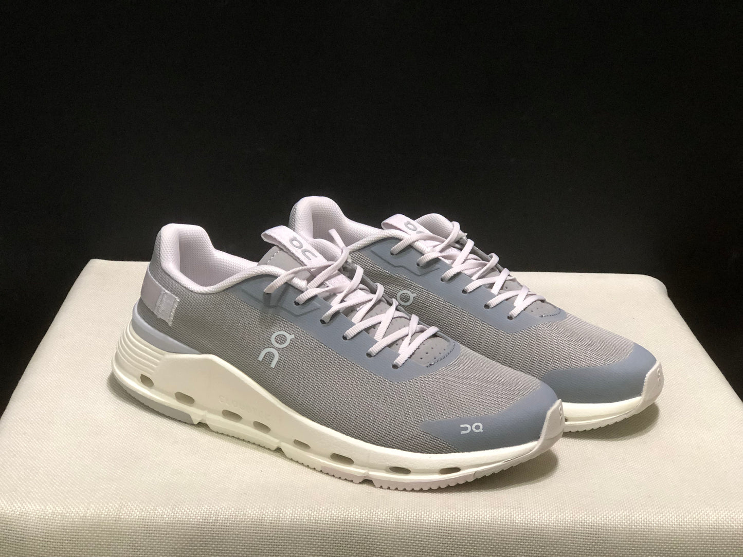 On Running Cloudnova Form 2 Fashionable Casual Running Shoes Fog Grey/Lavender