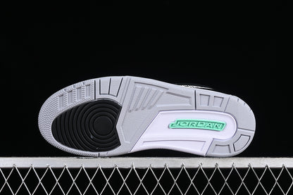 Nike Air Jordan 3 Retro Green Glow Black Wolf Grey White Sneakers