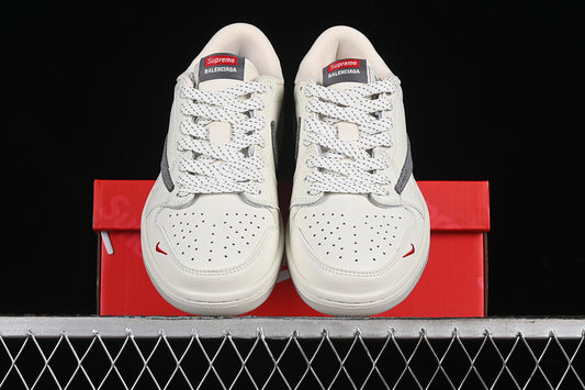 Nike Air Jordan 1 Low Supreme Travis Scott Fragment Design OG SP Grey White Sneakers