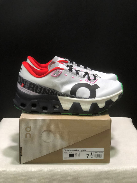 On Running Cloudmonster Hyper Running Shoes White/Black