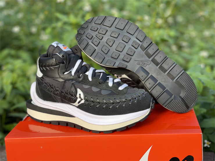 Nike Vaporwaffle Sacai Jean Paul Gaultier Black Sneakers