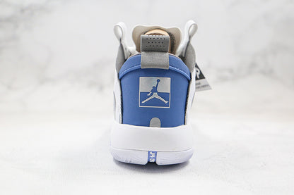 Nike Air Jordan 34 White Navy Sneakers