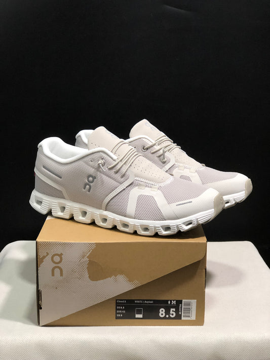 On Running Cloud 5 Lightweight Running Shoes Light Khaki