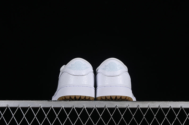 Nike Air Jordan 1 Low Retro Golf White Bromn Sole Sneakers
