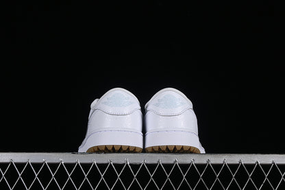 Nike Air Jordan 1 Low Retro Golf White Bromn Sole Sneakers