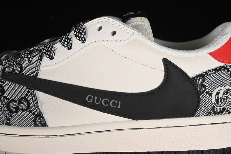 Nike Air Jordan 1 Low OG SP Travis Scott Fragment Design White Black Grey Sneakers