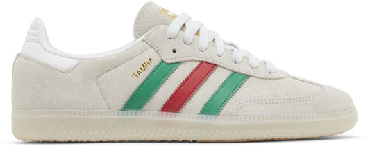 Adidas Samba Crystal White Green Scarlet IG1826 Shoes