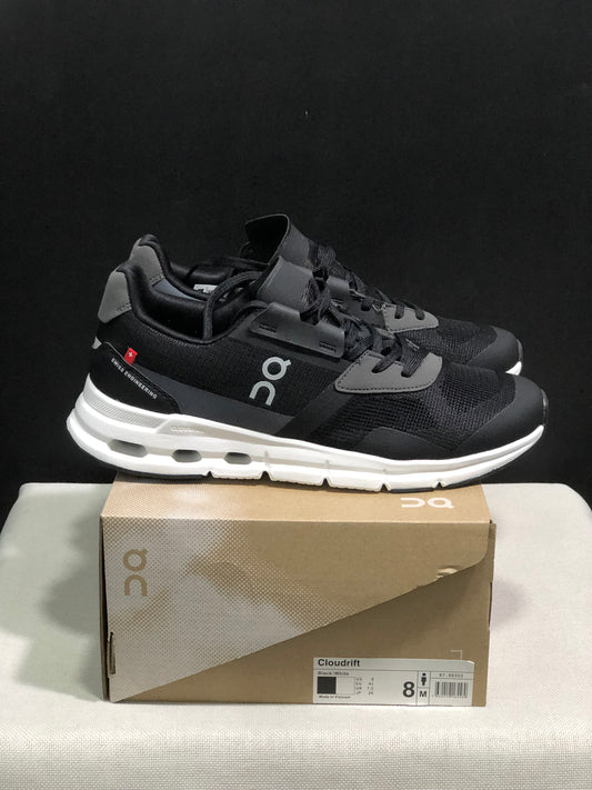 On Running Cloudrift Comfortable And Versatile Sports Casual Shoes Black/White