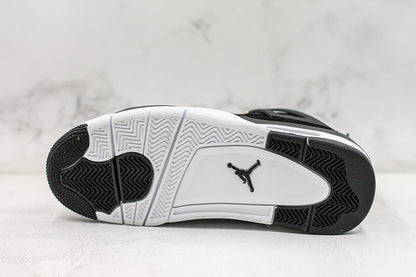 Nike Air Jordan 4 Retro Royalty Black Metallic Gold White Sneakers