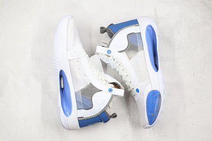 Nike Air Jordan 34 White Navy Sneakers