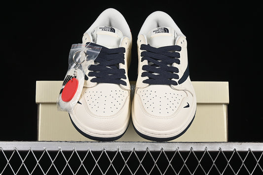 Travis Scott Fragment Design Nike Air Jordan 1 Low OG SP Black Sole White Sneakers