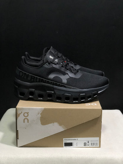 On Running Cloudmonster 2 Shock-Absorbing And Breathable Running Shoes Black