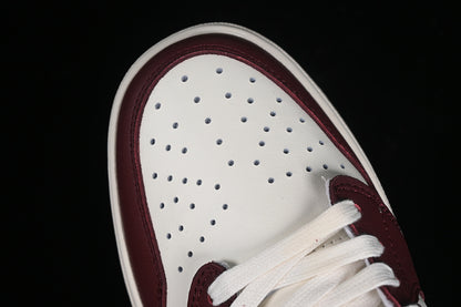 Nike Air Jordan 1 Low LV Travis Scott Fragment Design OG SP White Red Silver Sneakers