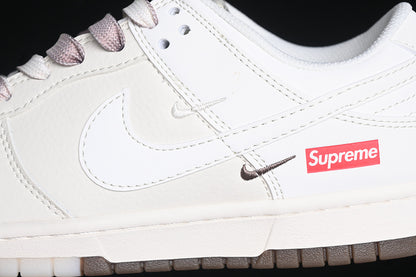 Nike Air Jordan SB Dunk Low Supreme White Sneakers