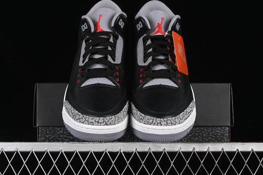 Nike Air Jordan 3 RetroCement Grey Black Sneakers