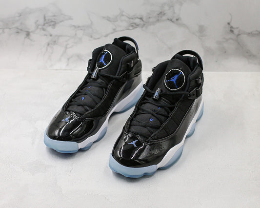 Nike Air Jordan 6 Rings Space Jam Black/Hyper Royal-White Sneakers