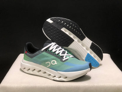 On Running Cloudsurfer Next Casual Running Shoes Green Blue/Ivory