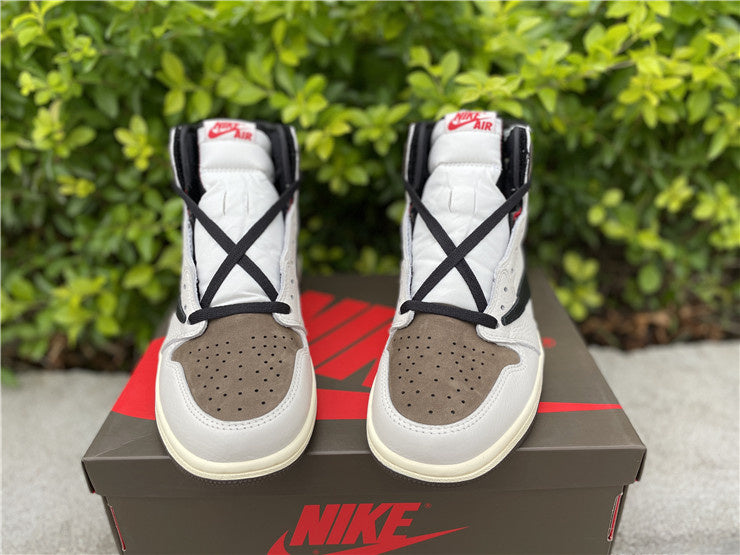 Nike Air Jordan 1 Retro Travis Scott White/Dark Mocha Sneakers