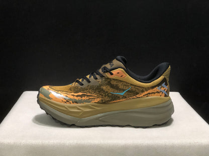 Hoka One One Stinson 7 Comfortable Anti-slip Outdoor Running Shoes Sneakers Brown