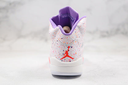 Nike Air Jordan 5 Retro GS Easter White Multicolour Sneakers