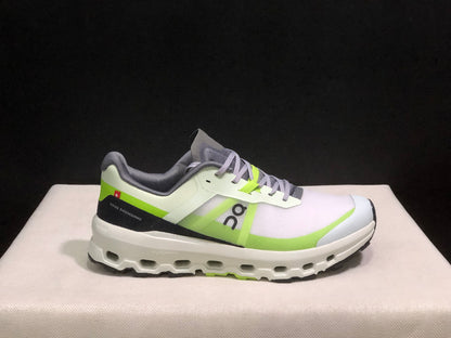 On Running Cloudvista 2 Waterproof Trail Running Shoes Grey/Ivory/Green