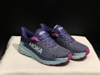 Hoka One One Challenger 7 Shock-absorbing Breathable Running Shoes Sneakers Purple