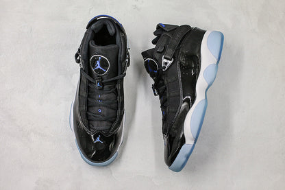 Nike Air Jordan 6 Rings Space Jam Black/Hyper Royal-White Sneakers