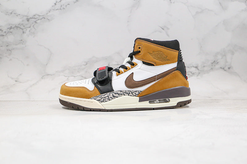 Nike Air Jordan Legacy 312 Rookie Of The Year White Brown Multicolor Sneakers