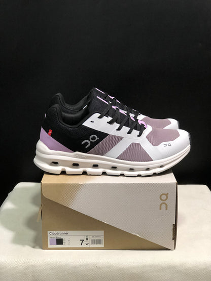 On Running Cloudrunner Anti-Slip Sports Running Shoes Heron/Black