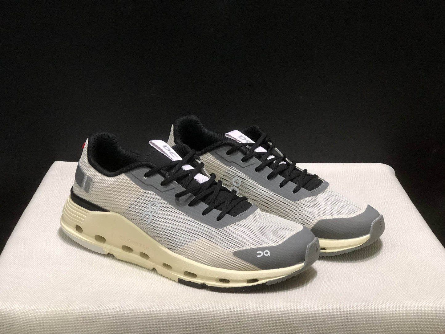 On Running Cloudnova Form 2 Fashionable Casual Running Shoes Fog Grey/Black