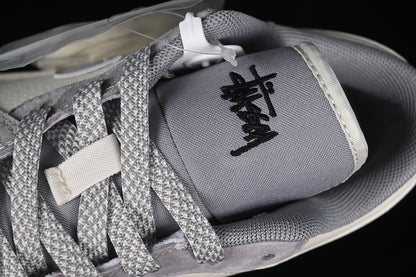 Nike Air Jordan 1 Low Grey White Sneakers