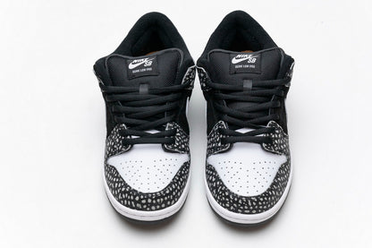 Nike SB Dunk Low Pro ISO Black White Sneakers
