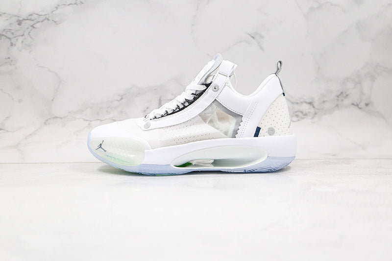 Nike Air Jordan 34 Low PF Pure Money White Sneakers